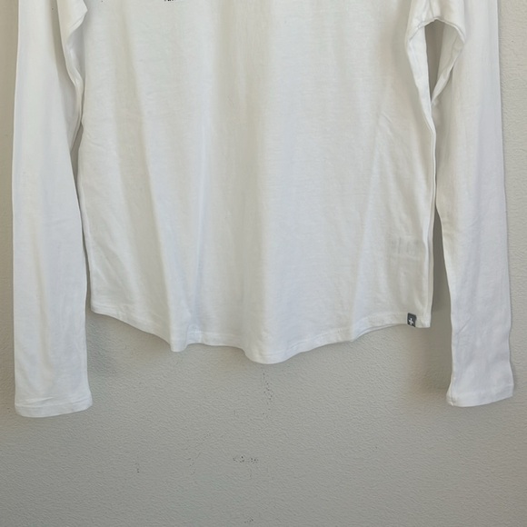 MWOT FIGS White Super Soft Cotton Long Sleeves Awesome Humans Tee - Picture 4 of 11